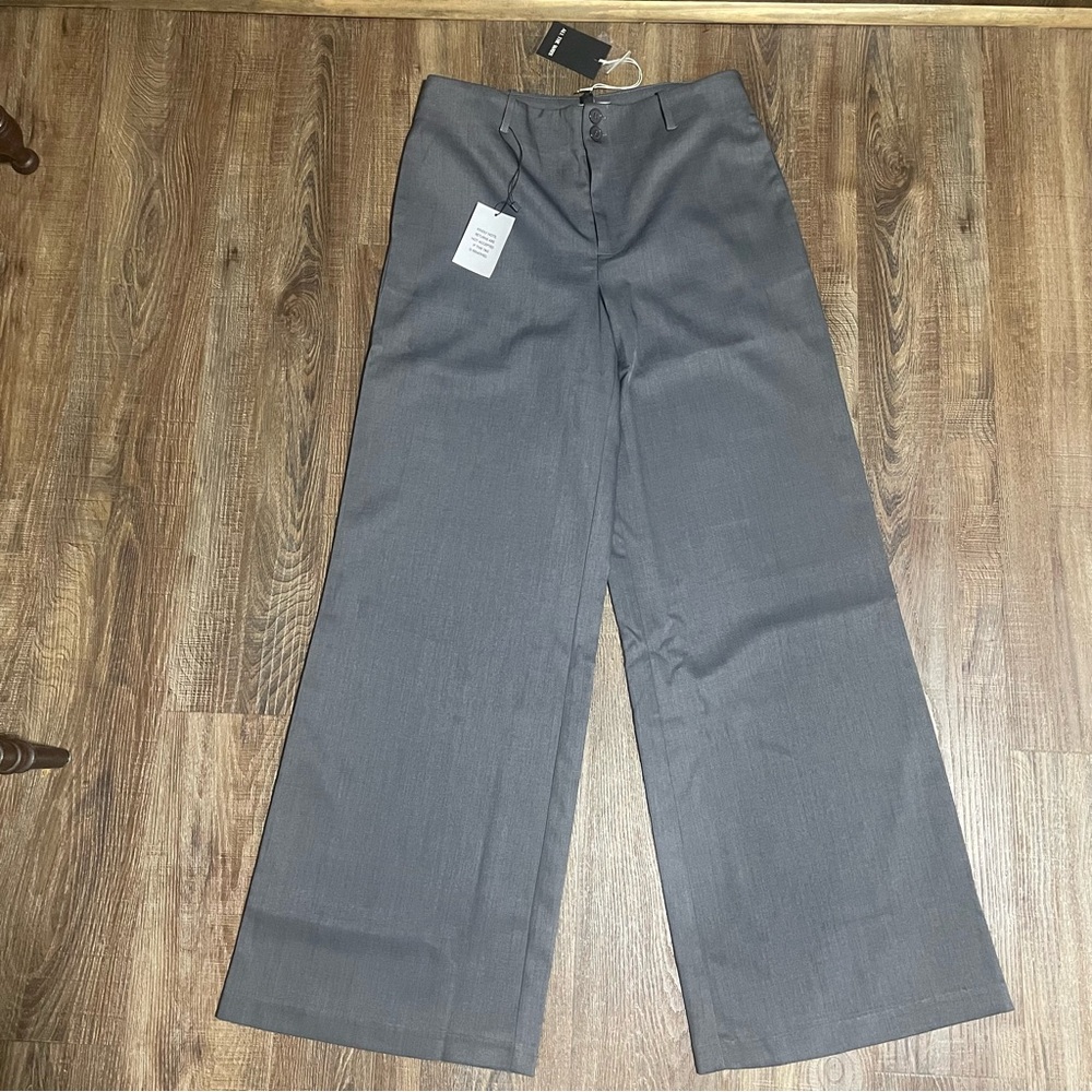 All The Ways (Revolve)‎ Pants Wide Leg Grey Medium